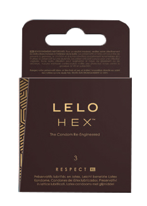 HEX PRESERVATIVI RESPECT LELO 3 PEZZI - Luckyfarma.it