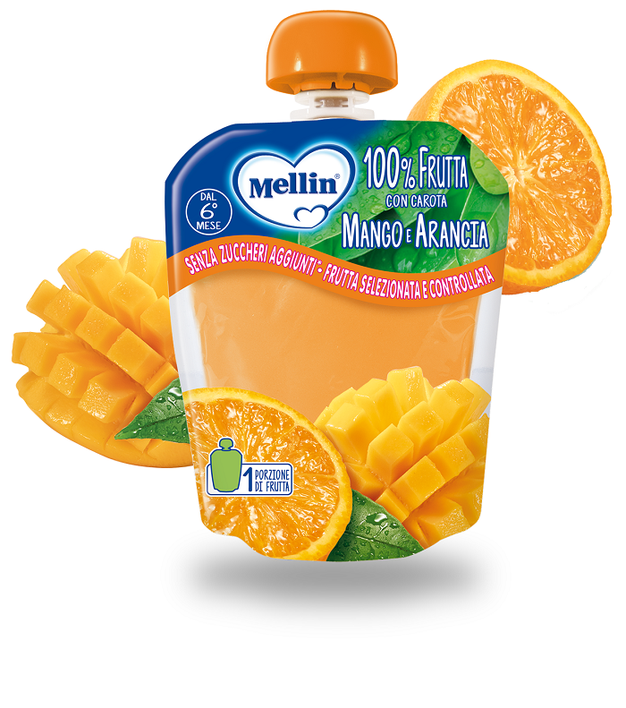 MELLIN POUCH ARANCIA MANGO 90 G - Luckyfarma.it