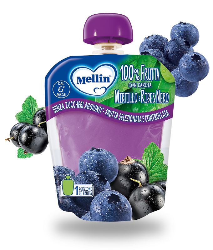 MELLIN POUCH MIRTILLO/RIBES 90 G - Luckyfarma.it