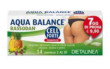 AQUA BALANCE RASSODAN CELL FORTE 7 DAYS 14 COMPRESSE DIETALINEA - Luckyfarma.it