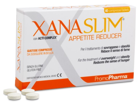 XANASLIM APPETITE REDUCER 40 COMPRESSE MASTICABILI - Luckyfarma.it