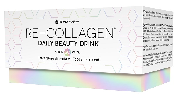 RE-COLLAGEN DAILY BEAUTY DRINK 20 STICK PACK X 12 ML - Luckyfarma.it