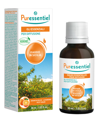 PURESSENTIEL MISCELA DIFFUSIONE VIAGGIO SICILIA 30 ML - Luckyfarma.it