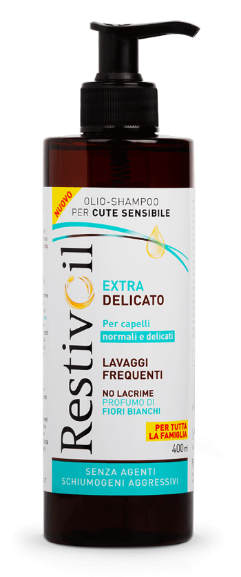 RESTIVOIL EXTRA DELICATO OLIO SHAMPOO PER CUTE SENSIBILE 400 ML - Luckyfarma.it