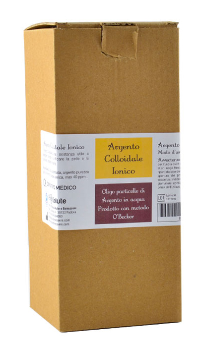ARGENTO COLLOIDALE IONICO 40PPM CERTIFICATO 500 ML - Luckyfarma.it