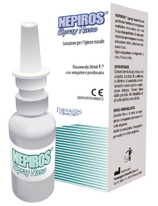 SOLUZIONE PER L'IGIENE NASALE SPRAY NEPIROS 30 ML - Luckyfarma.it