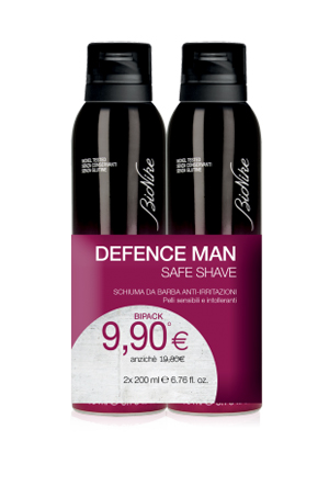 DEFENCE MAN BIPACK SCHIUMA BARBA 2 X 200 ML - Luckyfarma.it