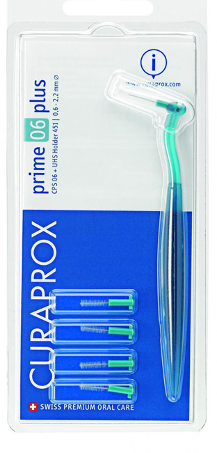CURAPROX CPS PRIME CPS 06 CON 5 SCOVOLINI + SUPPORTO - Luckyfarma.it