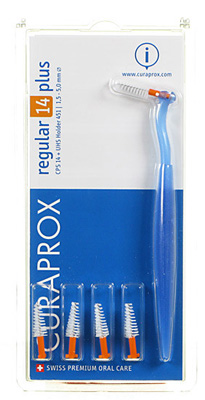 CURAPROX CPS REGULAR CPS 14 CON 5 SCOVOLINI + SUPPORTO - Luckyfarma.it