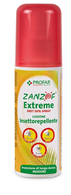 ZANZOF JUNGLE EXTREME SPRAY DEET 50% 75 ML PROFAR - Luckyfarma.it
