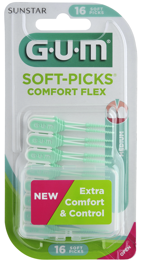GUM SOFT PICK COMFORT FLEX SCOVOLINO INTERDENTALE 40 PEZZI - Luckyfarma.it