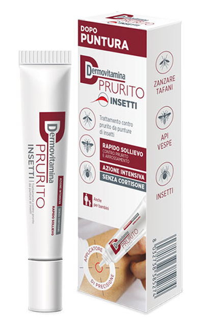 DERMOVITAMINA PRURITO INSETTI DOPO PUNTURA RAPIDO SOLLIEVO AZIONE INTENSIVA SENZA CORTISONE 15 ML - Luckyfarma.it