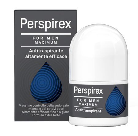 PERSPIREX FOR MEN MAXIMUM ANTITRASPIRANTE ROLL ON 20 ML - Luckyfarma.it
