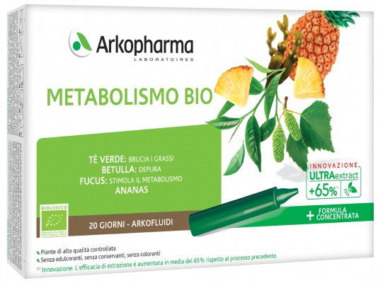 ARKOFLUIDI ULTRA SUONI METABOLISMO BIO 20 FIALE - Luckyfarma.it
