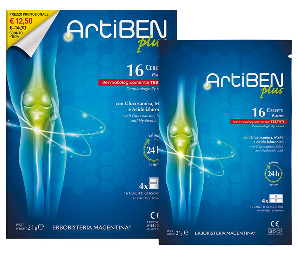 ARTIBEN PLUS CEROTTO 16 PEZZI - Luckyfarma.it