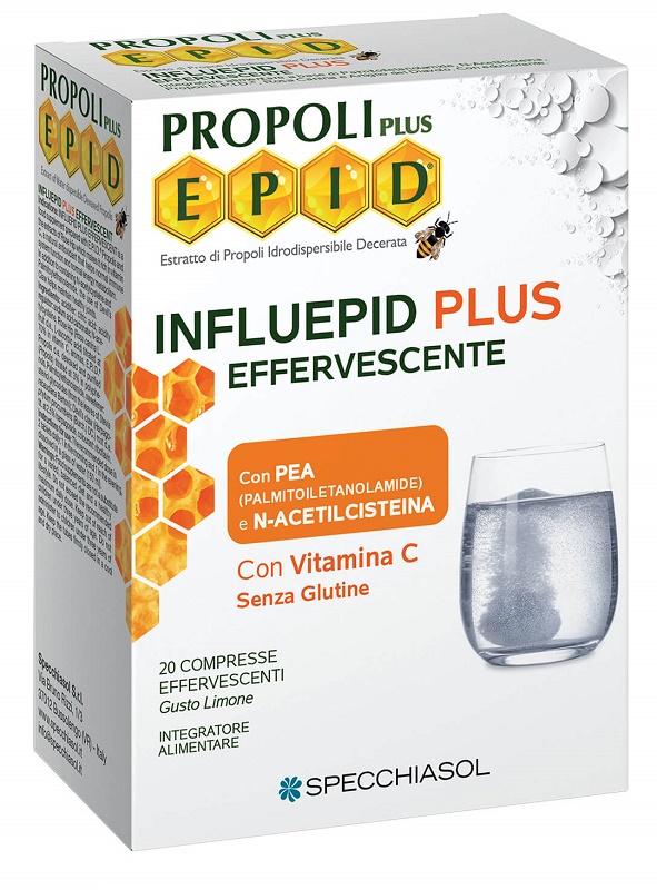 INFLUEPID PLUS EFFERVESCENTE PEA 20 COMPRESSE - Luckyfarma.it