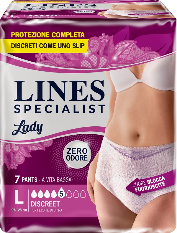 LINES SPECIALIST PANTS DISCREET L FARMA 7 PEZZI - Luckyfarma.it