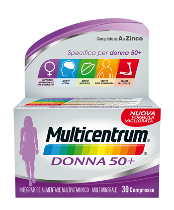 MULTICENTRUM DONNA 50+ 60 COMPRESSE - Luckyfarma.it