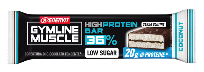 GYMLINE 20G PROTEINBAR LS COCONUT 55 G - Luckyfarma.it
