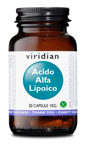 VIRIDIAN ACIDO ALFA LIPOICO 30 CAPSULE VEGETALI - Luckyfarma.it