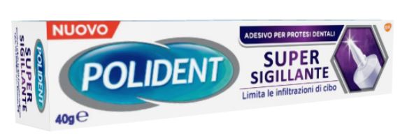 POLIDENT SUPER SIGILLANTE ADESIVO PROTESI DENTALE 40 G - Luckyfarma.it
