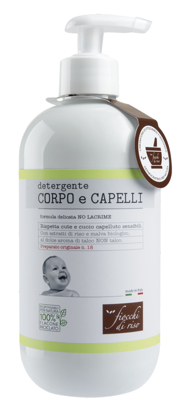 FIOCCHI DI RISO DETERGENTE CORPO/CAPELLI TALCO 400 ML - Luckyfarma.it