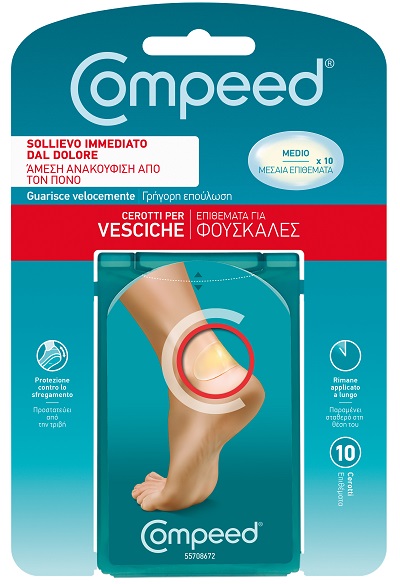 COMPEED CEROTTO VESCICHE MEDIO 10 PEZZI - Luckyfarma.it