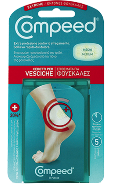 COMPEED CEROTTO PER VESCICHE TALLONE SPORT 5 PEZZI - Luckyfarma.it