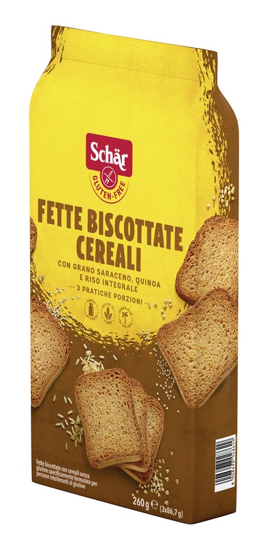 SCHAR FETTE BISCOTTATE AI CEREALI 260 G - Luckyfarma.it