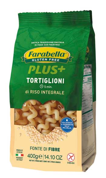 FARABELLA TORTIGLIONI RISO INTEGRALE 400 G - Luckyfarma.it