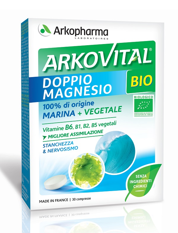 ARKOVITAL DOPPIO MAGNESIO BIO 30 COMPRESSE - Luckyfarma.it