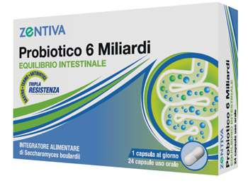 ZENTIVA PROBIOTICO 6 MILIARDI 24 CAPSULE VEGETALI - Luckyfarma.it