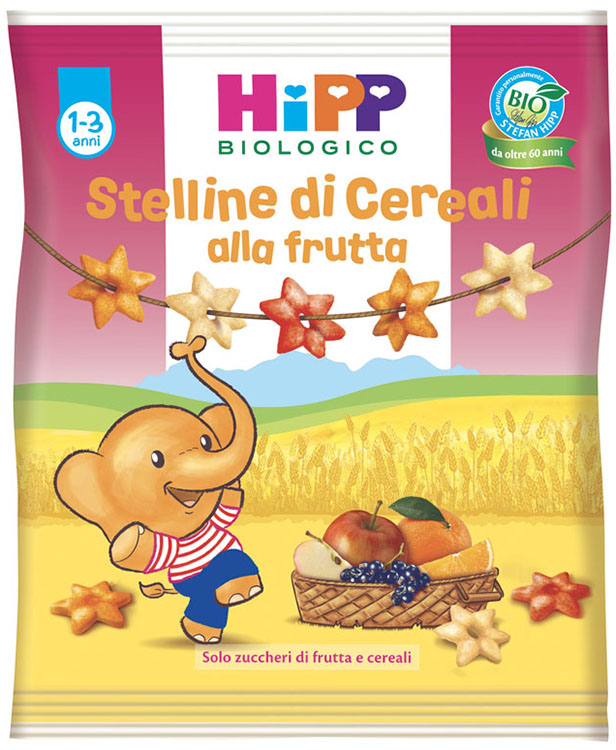 HIPP BIO STELLINE DI CEREALI ALLA FRUTTA 30 G - Luckyfarma.it
