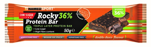 ROCKY 36% PROTEIN BAR DOUBLE CHOCO BARRETTA 50 G - Luckyfarma.it