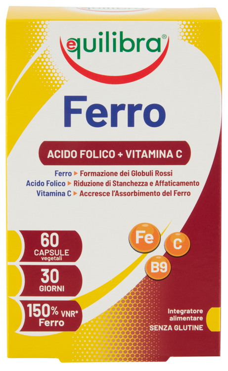 FERRO PIU' VITAMINA C 60 PERLE - Luckyfarma.it