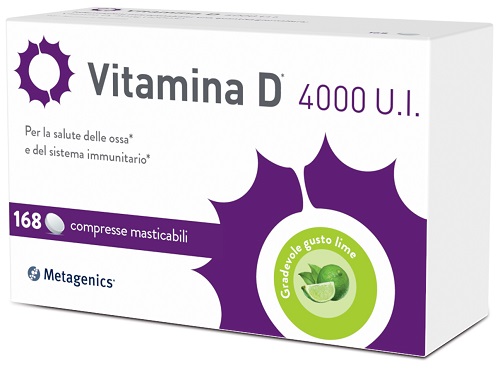 VITAMINA D 4000UI 168 COMPRESSE MASTICABILI - Luckyfarma.it