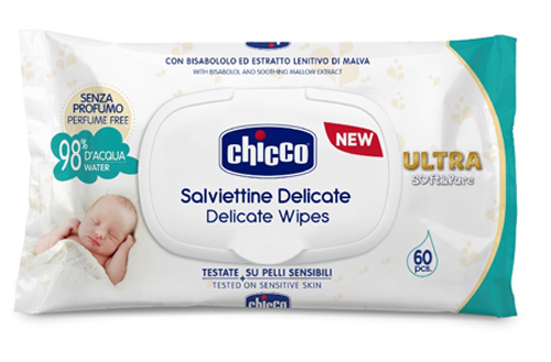 CHICCO COSMETICO SALVIETTE 60 PEZZI NO PROFUNO - Luckyfarma.it