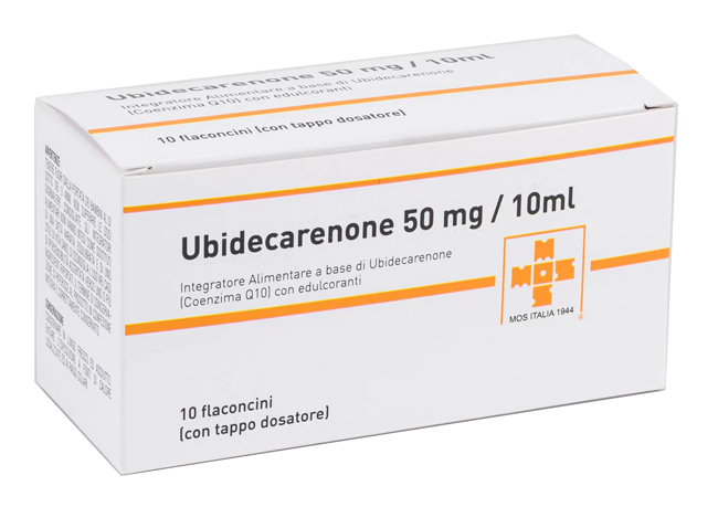 UBIDECARENONE 50MG/10ML POLVERE E SOLVENTE PER SOSPENSIONE ORALE 10 FLACONCINI - Luckyfarma.it