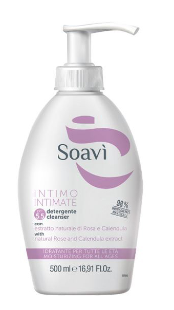 SOAVI' INTIMO IDRATANTE PH5,5 FLACONE CON DISPENSER 500 ML - Luckyfarma.it
