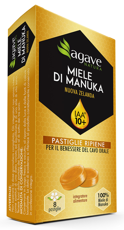 AGAVE NATURA MANUKA IAA 10+ 8 PASTIGLIE 20 G - Luckyfarma.it