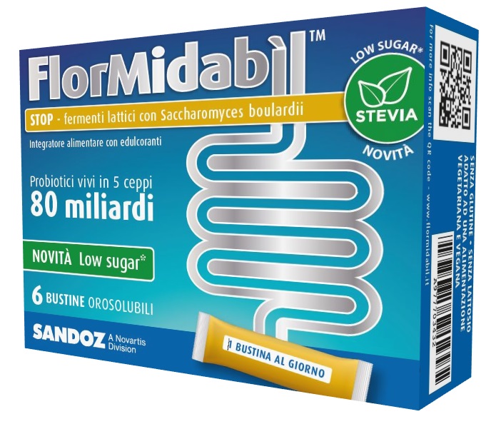 FLORMIDABIL STOP 6 BUSTINE CON STEVIA - Luckyfarma.it