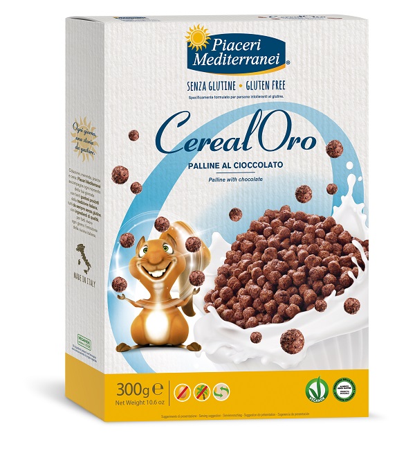 PIACERI MEDITERRANEI CEREALORO PALLINE CIOCCOLATO 300 G - Luckyfarma.it