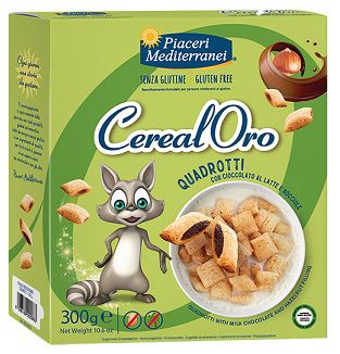 PIACERI MEDITERRANEI CEREALORO QUADROTTI 300 G - Luckyfarma.it