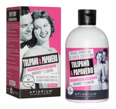 APIARIUM BAGNODOCCIA BIOLOGICO TULIPANO E PAPAVERO 300 ML - Luckyfarma.it