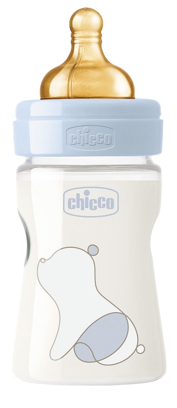 CHICCO BIBERON ORIGINAL 150ML TOUCH 1 FORO BOY CON TETTARELLA IN CAUCCIU' - Luckyfarma.it