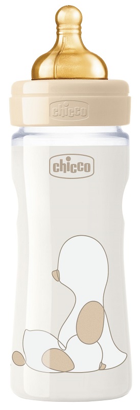 CHICCO BIBERON ORIGINAL 250ML TOUCH REGULAR UNISEX CON TETTARELLA IN CAUCCIU' - Luckyfarma.it