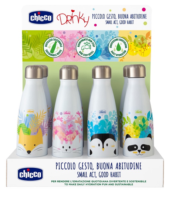 CHICCO BORRACCIA INOX 350 ML - Luckyfarma.it
