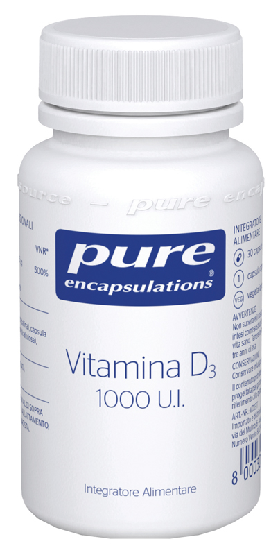 PURE ENCAPSULATIONS VITAMINA D3 30 CAPSULE - Luckyfarma.it