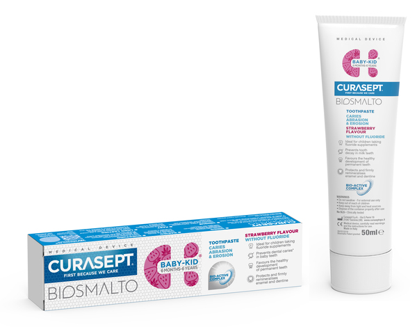 CURASEPT BIOSMALTO BABY KID SENZA FLUORO 50 ML - Luckyfarma.it