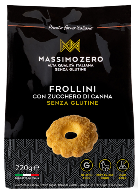 MASSIMO ZERO FROLLINI ZUCCHERO DI CANNA 220 G - Luckyfarma.it